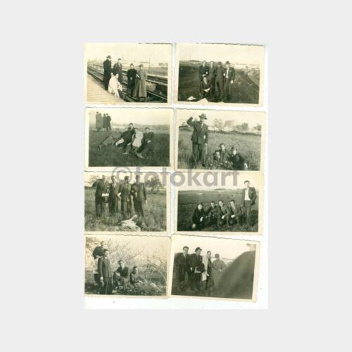 1938 Kazlıçeşme Gezisi 8 Adet Fotoğraf