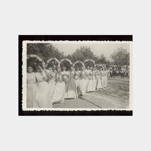 Kız Öğrenciler Bayram Tören Kutlama Fotoğraf