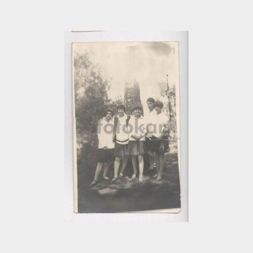 1927 Kız Öğrenciler Gezide Fotoğraf