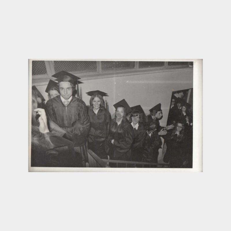 1970 Kolej Okul Mezuniyet Töreni Fotoğraf