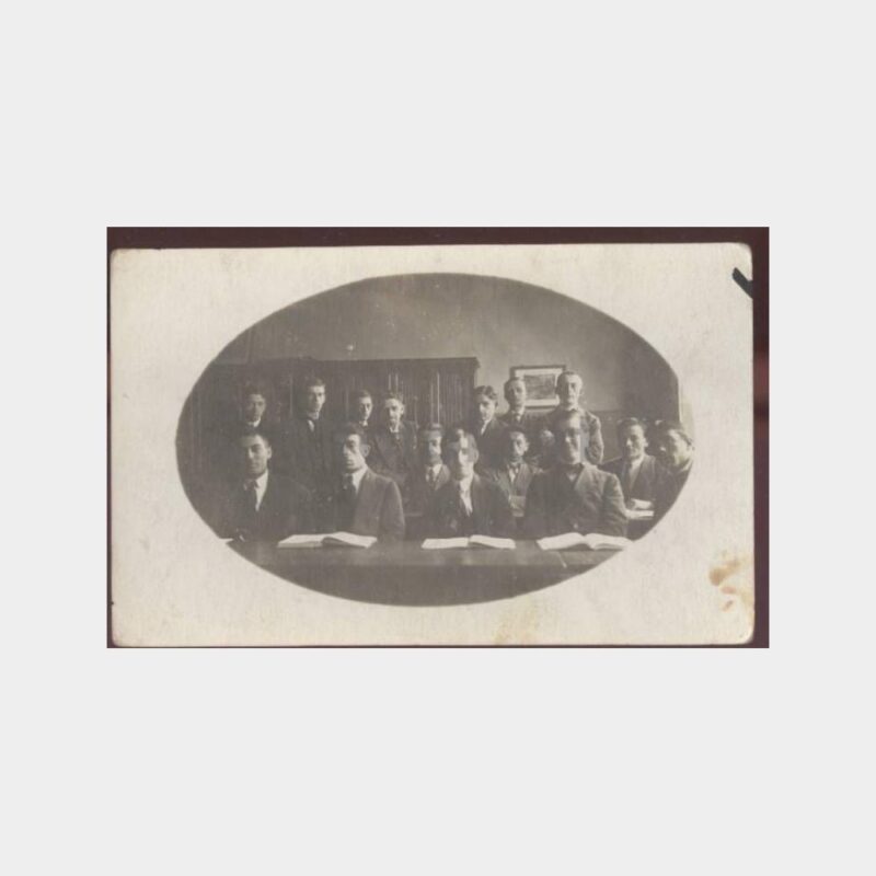 1930 Lise Öğrencileri Sınıfta Görünüş Fotoğraf