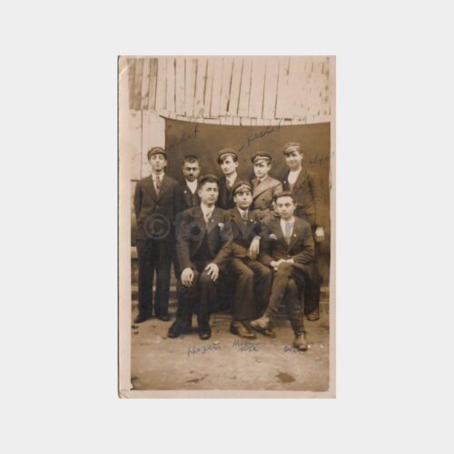 1936 Lise Öğrencileri Grup Okul Fotoğraf