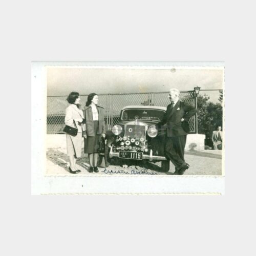 1954 İstanbul 1155 Plakalı Mercedes Otomobil Fotoğraf