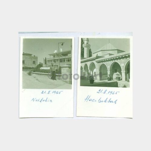 1965 Nevşehir Konulu 2 Adet Albüm Fotoğraf