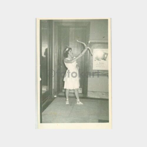 1954 Okçu Öğrenci Kız Fotoğraf