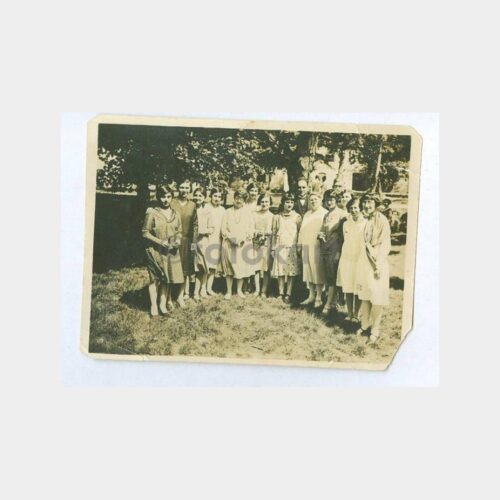 1928 Okul Grubu Kız Öğrenciler Fotoğraf