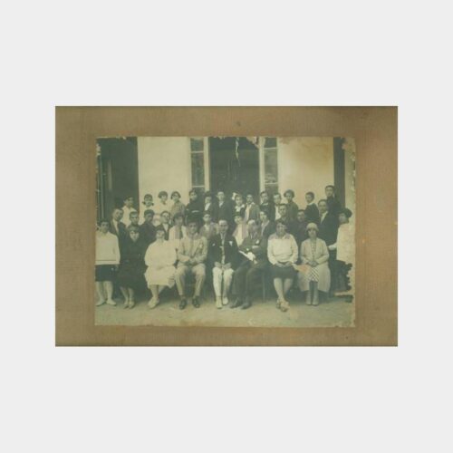 1928 Okul Grup Öğretmen Öğrenciler Fotoğraf