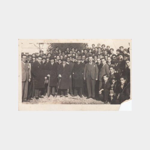 1930 Önemli Kişiler Okul Ziyareti Fotoğraf