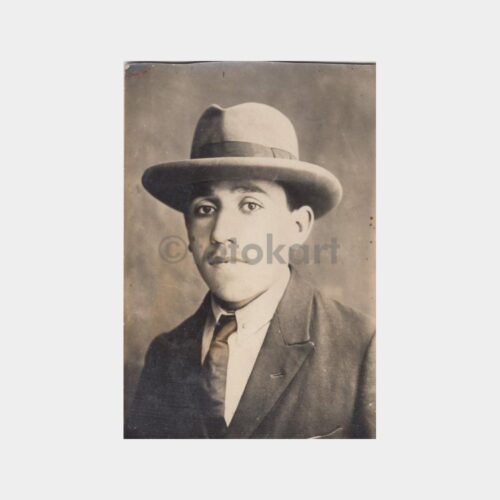 1929 Şapkalı Bay Konulu Fotoğraf