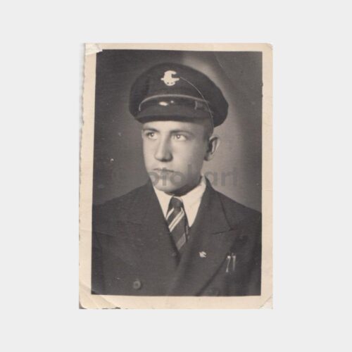 1947 Şapkalı Öğrenci Konulu Fotoğraf