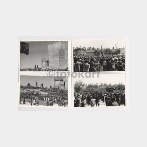 1955 İstanbul Tören Görünüşleri 7 Adet Fotoğraf