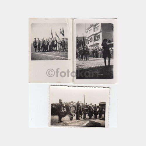 1940 Tören Kutlama 3 Adet Fotoğraf