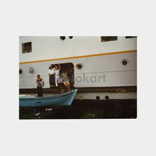 1983 Avşa Vapurunda Fotoğraf