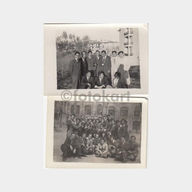 1948 Okul Grubu 2 Adet Fotoğraf