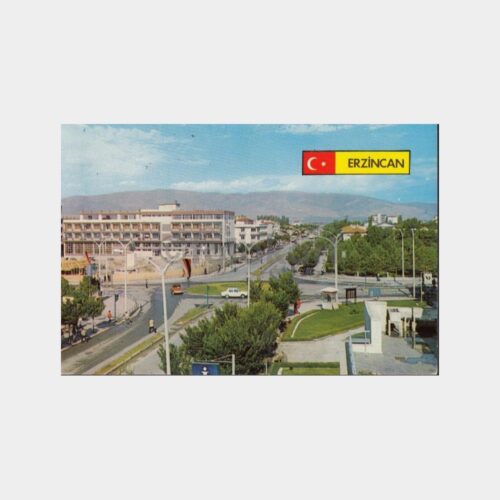 1978 Erzincan Şehirden Görünüş Kartpostal