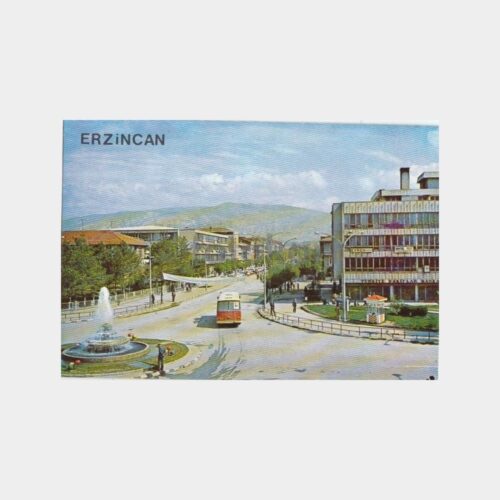 1978 Erzincan Şehirden Görünüş Kartpostal