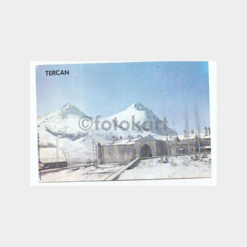 1978 Erzincan Tercan Görünüş Kartpostal