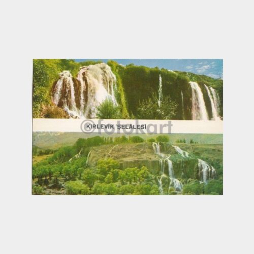 1978 Erzincan Kırlevik Şelalesi Görünüş Kartpostal