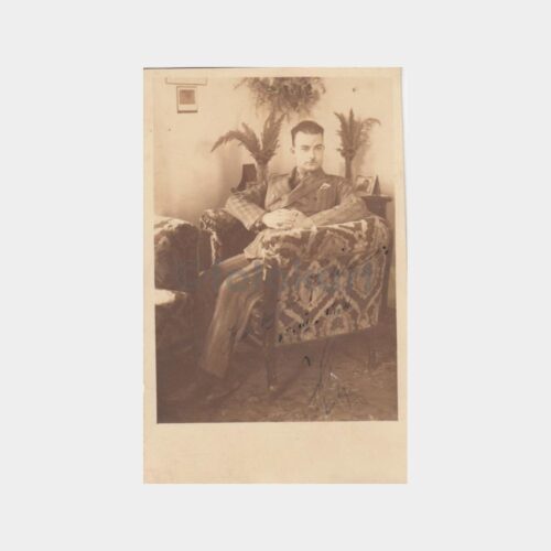 1940 Ev Yaşamı Koltukta Bay Görünüş Fotoğraf