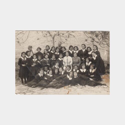 1940 Kız Okul Öğrenci Grubu Görünüş Fotoğraf