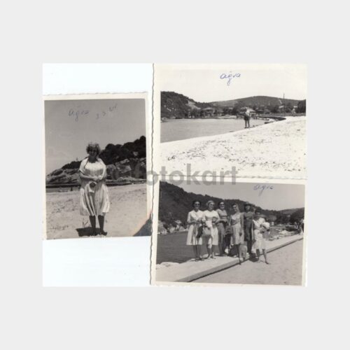 1964 Ağva Gezisi Konulu 3 Adet Albüm Fotoğraf
