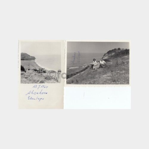 1964 Akçakoca Gezisi Konulu 2 Adet Albüm Fotoğraf