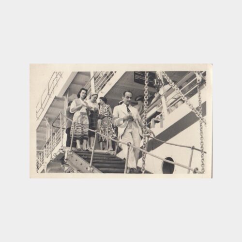 1960 Akdeniz Vapur Yolculuk Konulu Fotoğraf