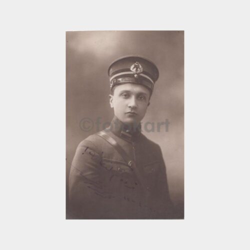 1918 Foto Sebah Joaillier - Askeri Öğrenci Fotoğraf