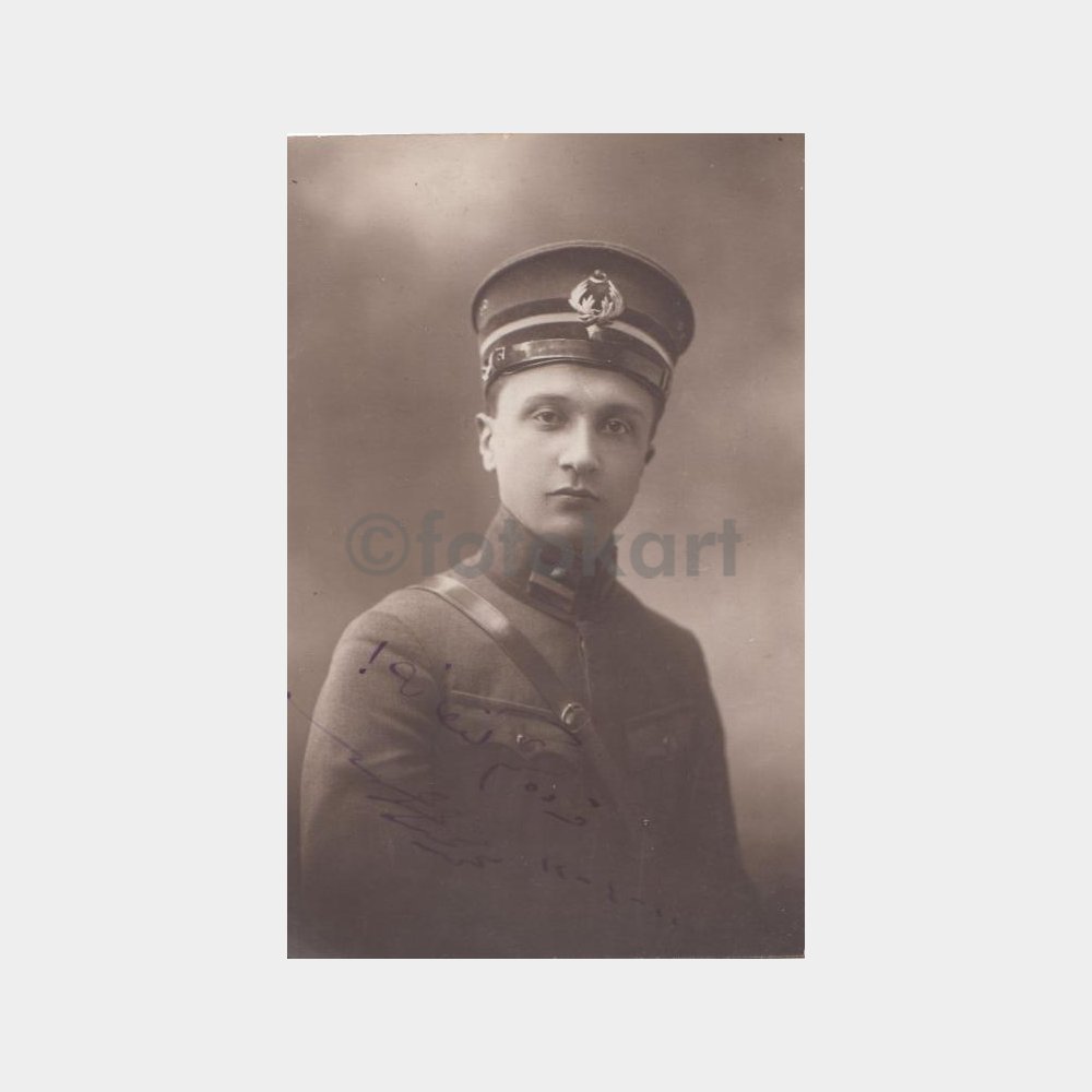 1918 Foto Sebah Joaillier - Askeri Öğrenci Fotoğraf