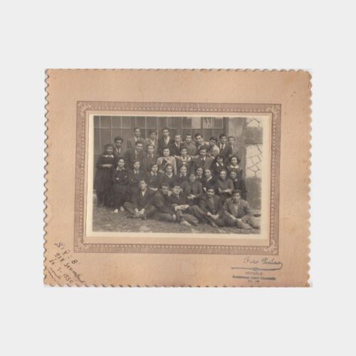 1950 Beyoğlu Okul Grup -Foto Palas- Fotoğraf
