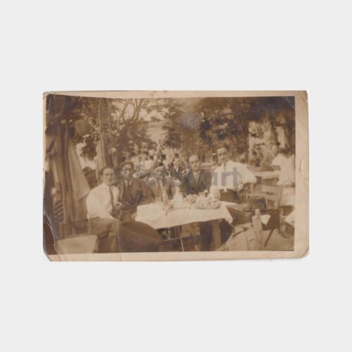 1929 Çay Bahçesi Mesire Piknik Gezisi Konulu Fotoğraf