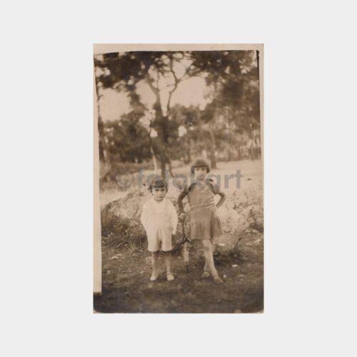 1929 Çocuklar Mesire Piknik Gezisi Konulu Fotoğraf