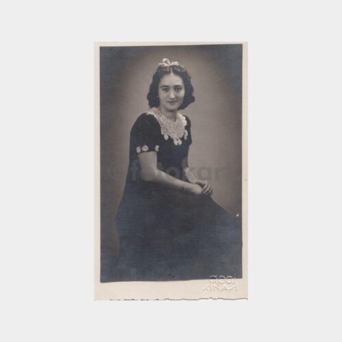 1940 Foto Abdi Şinasi - Genç Kız Konulu Fotoğraf