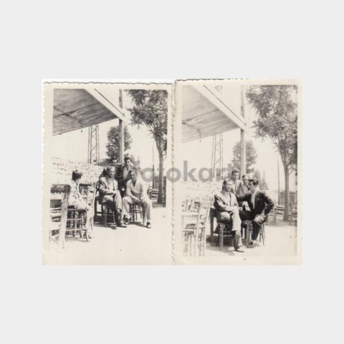 1958 Kumkapı Kahvehanesi Konulu 2 Adet Fotoğraf