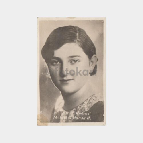 1930 Türkiye Güzeli Mübeccel Namık Fotoğraf