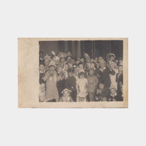 1940 Okul Müsamere Tiyatro Konulu Fotoğrafı