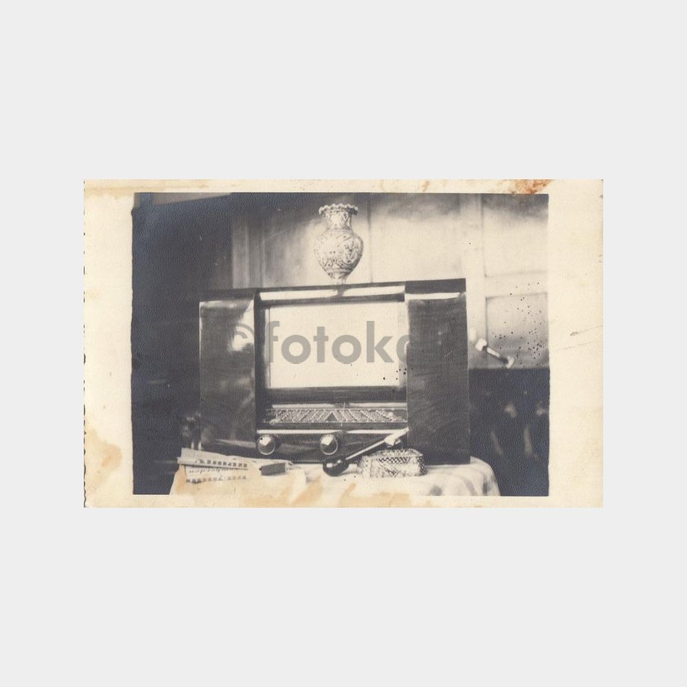 1940 Radyo Reklamı Ceyhanlı Pazarı Konulu Fotoğraf