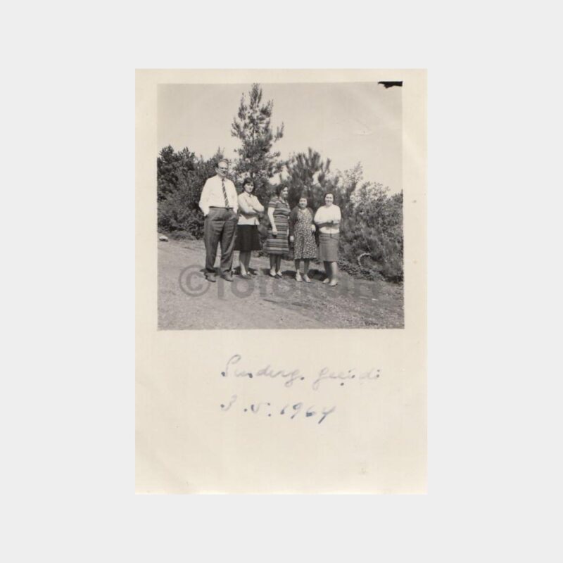 1964 Sındırgı Geçidi Konulu 2 Adet Albüm Fotoğraf - Görsel 2