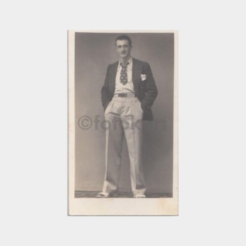 1940 Takım Elbiseli Bay Fotoğraf