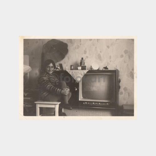 1972 İlk Televizyon Alımı Konulu Fotoğraf