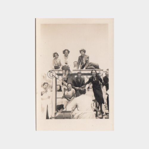 1940 Üniversite Hayatı Grup Konulu Fotoğraf