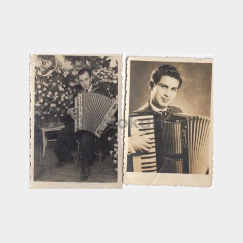 Akordeon Konulu 2 Adet Fotoğraf