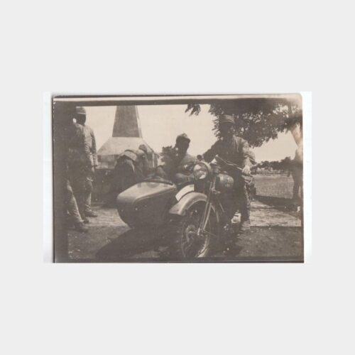 1940 Askeri Motorsikletli Konulu Fotoğraf