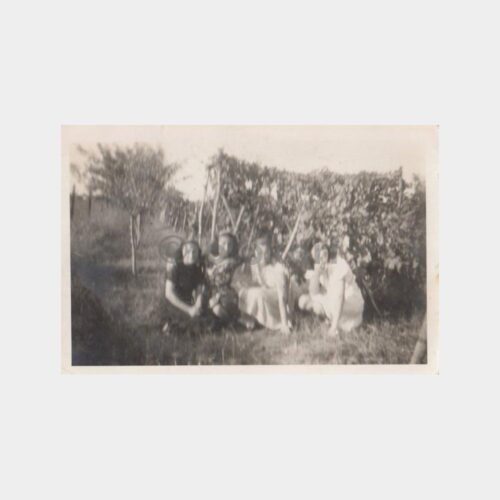 1940 Bakırköy Bağlarında Kızlar Konulu Fotoğraf