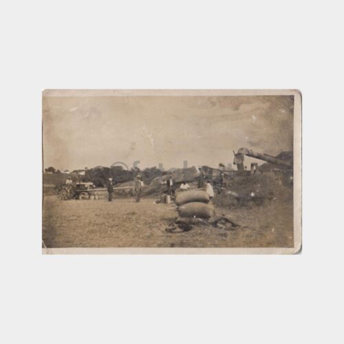 1930 Çiftlik Harman Yeri Traktör Konulu Fotoğraf