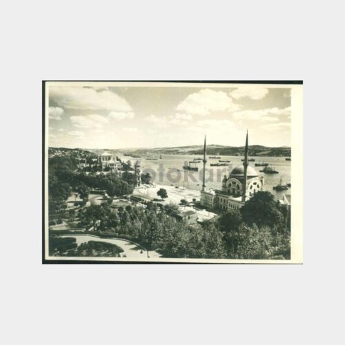 1950 Dolmabahçe'den Boğaziçi Görünüş Fotoğraf