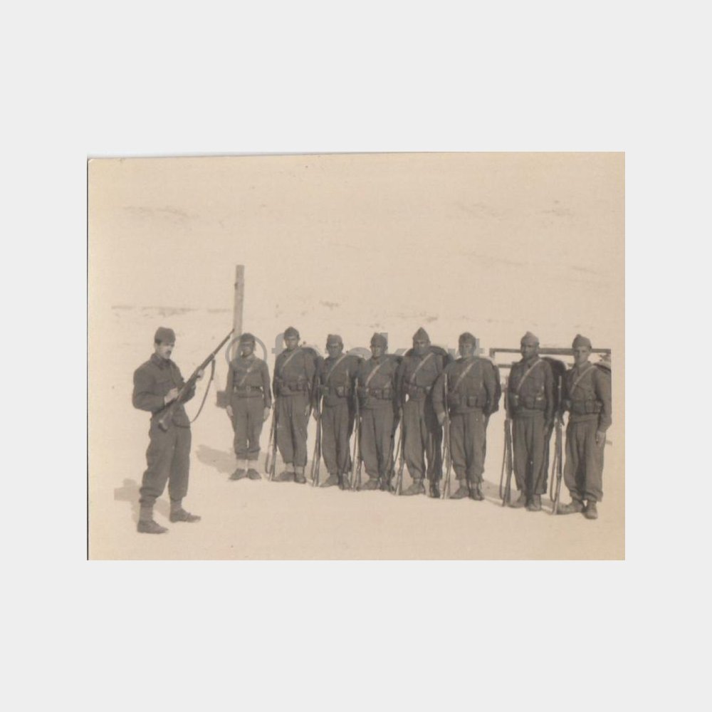 1952 Erzurum Köşkköy Askeri Grup Konulu Fotoğraf