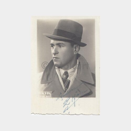 1941 Beşiktaş Foto Akın - Fötr Şapkalı Bay Konulu Fotoğraf