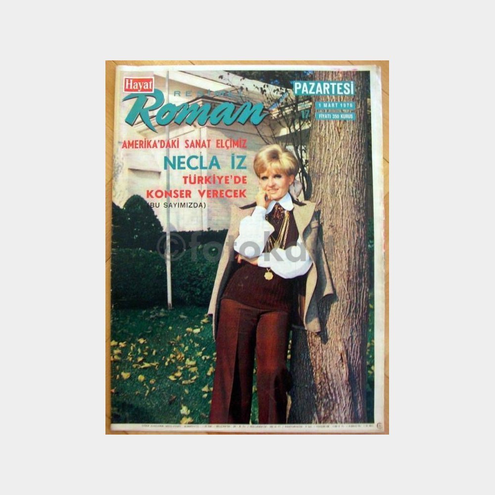 Hayat Resimli Roman Dergisi, 1976 Sayı 17 - Necla İz