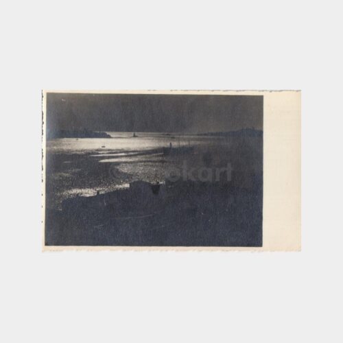 1960 Marmara Kız Kulesi Gece Görünüş Konulu Fotoğraf